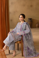 Saira Rizwan Luxury '25 | EDRINA-SRL25-03 | Embroidered 3PC Suit